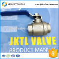 JKTL2B016 fabrication robinet à boisseau sphérique en fonte de gaz de 2 pièces rn pn40